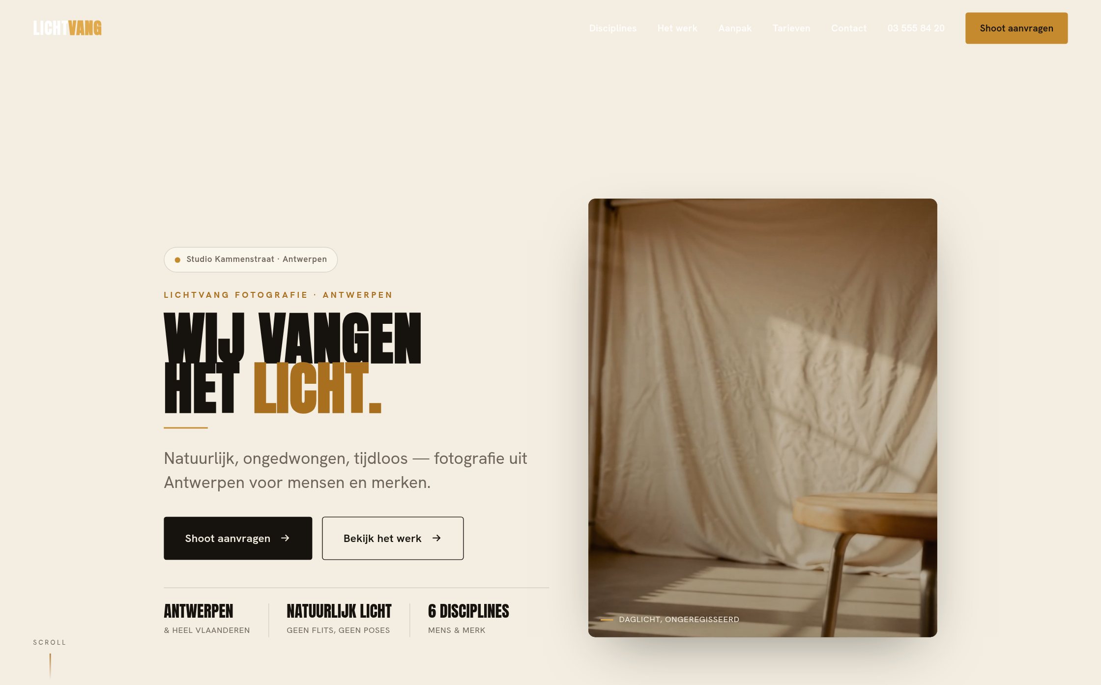 Website voor fotografen