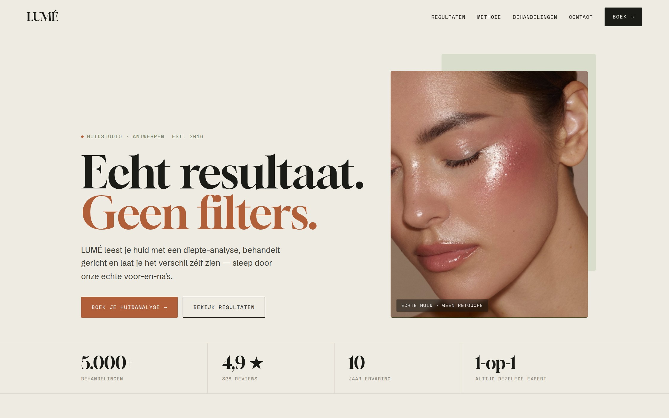 Website voor schoonheidssalons