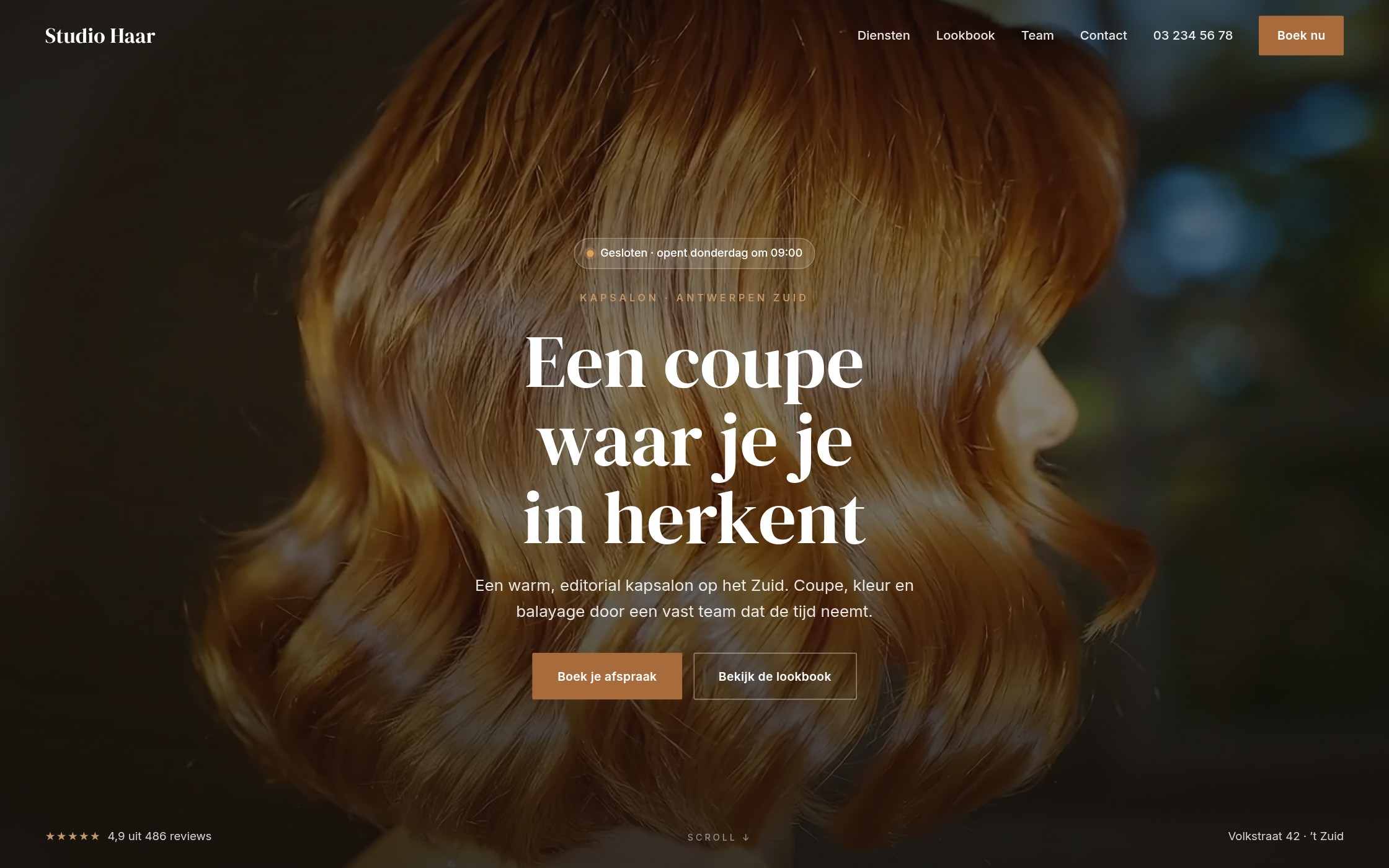 Website voor kappers